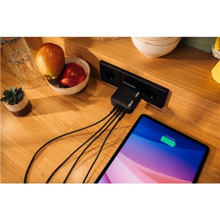 Verbatim Mini GaN caricab. 165W 3xUSB-C 1xUSB-A US/EU/UK A.32216