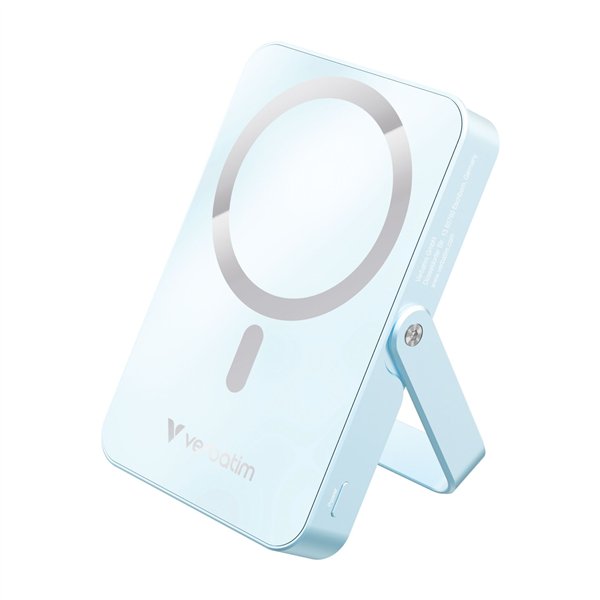 Verbatim Power Bank con supporto mag.wireless 10000mA blu 32266