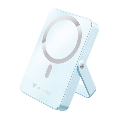 Verbatim Power Bank con supporto mag.wireless 10000mA blu 32266