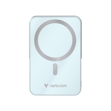 Verbatim Power Bank con supporto mag.wireless 10000mA blu 32266