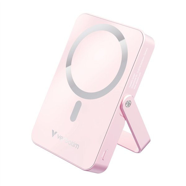 Verbatim Power Bank con supporto mag.wireless 10000mA pink  32267