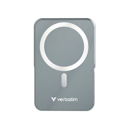 Verbatim Power Bank con supporto mag.wireless 10000mA grig. 32268