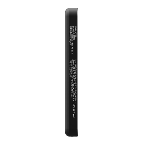 Verbatim Essential Power Bank magn.wirel. 5000mAh nero 32225