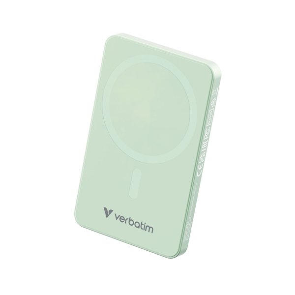 Verbatim Essential Power Bank magn.wirel. 5000mAh verde  32226