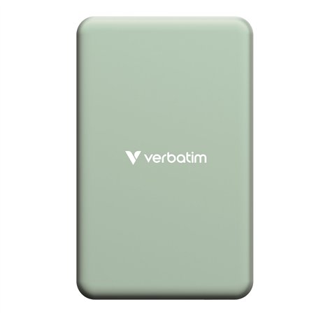 Verbatim Essential Power Bank magn.wirel. 5000mAh verde  32226
