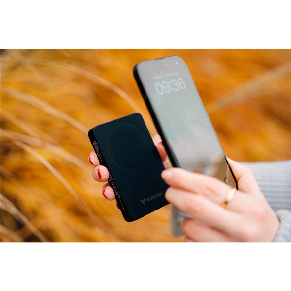 Verbatim Essential Power Bank magn.wirel. 10000mAh nero 32227