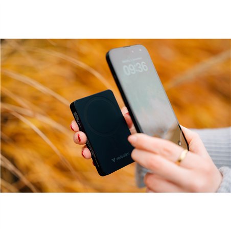 Verbatim Essential Power Bank magn.wirel. 10000mAh nero 32227