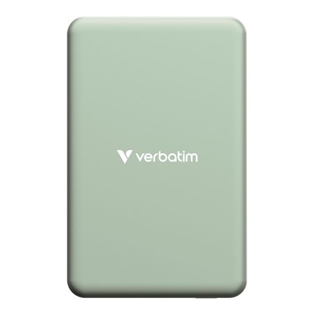 Verbatim Essential Power Bank magn.wirel. 10000mAh verde 32228
