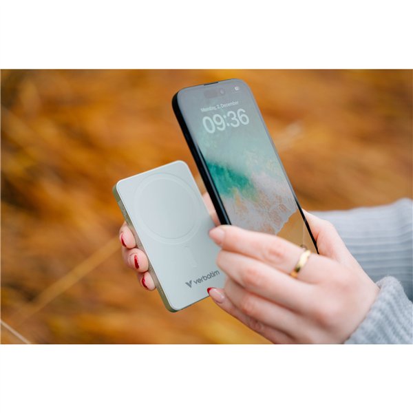 Verbatim Essential Power Bank magn.wirel. 10000mAh verde 32228