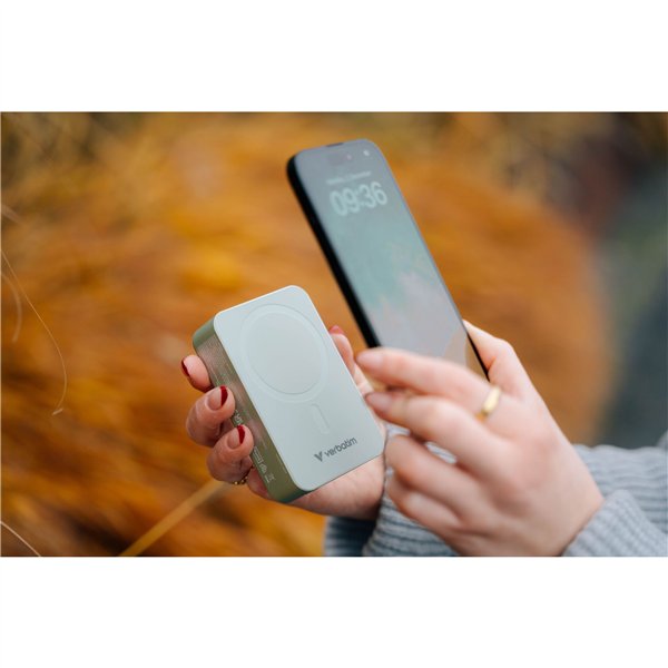 Verbatim Essential Power Bank magn.wirel. 20000mAh verde 32224