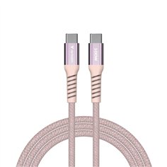 Verbatim Sync&Charge 100W 120cm USB-C/USB-C Magnetic pink  31857 2