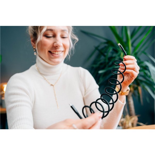 Verbatim Sync&Charge 60W 120cm USB-C/USB-C Magnetic nero 31859