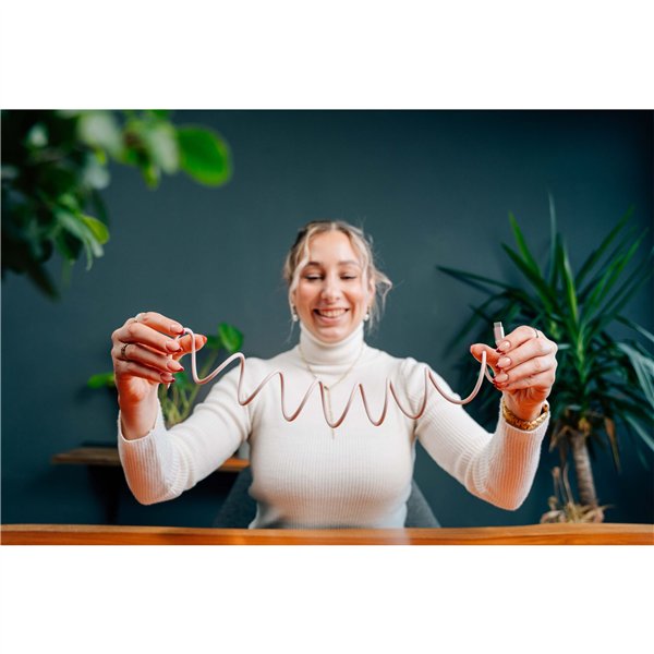 Verbatim Sync&Charge 60W 120cm USB-C/USB-C Magnetic rosa  31853