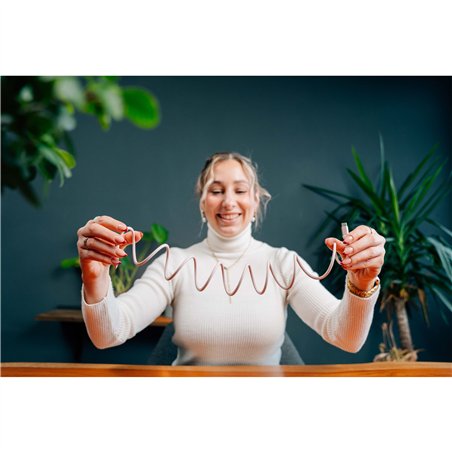 Verbatim Sync&Charge 60W 120cm USB-C/USB-C Magnetic rosa  31853