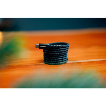 Verbatim Sync&Charge 100W 120cm USB-C/USB-C Magnetic nero 31863