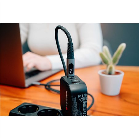 Verbatim Sync&Charge 240W 120cm USB-C/USB-C incl. Display 31849