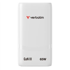 Verbatim Fold n Go GaN Charger 65W 2xUSB C weiß klappb.St.32355 2