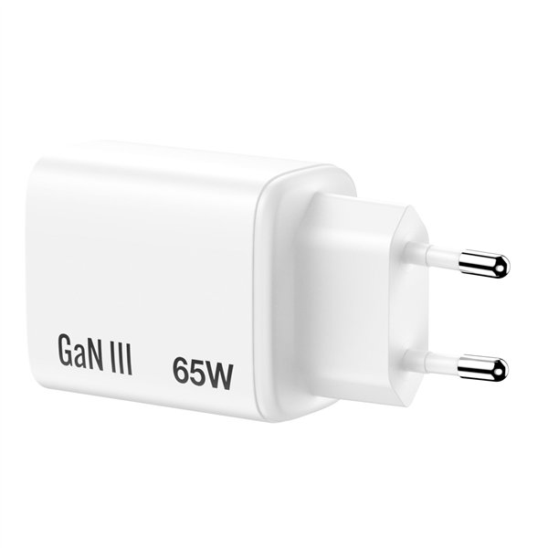Verbatim Essentials GaN Charger 65W 2xUSB-C/1xUSB-A weiß   32353