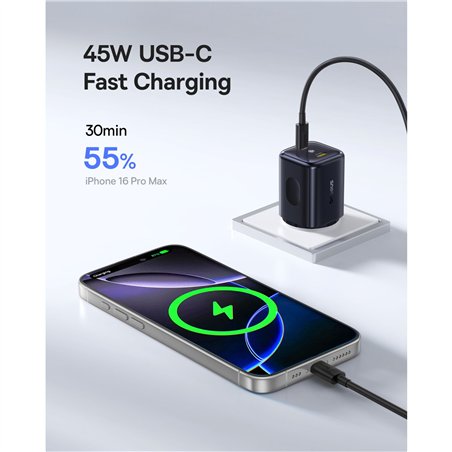 Baseus PicoGo AN13 Fast Charger 45W EU Cosmic Black