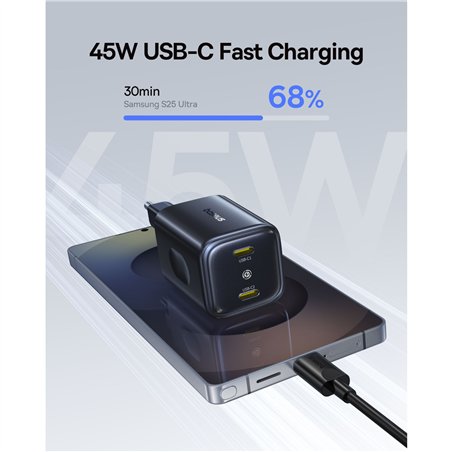 Baseus PicoGo AN13 Fast Charger 45W EU Cosmic Black