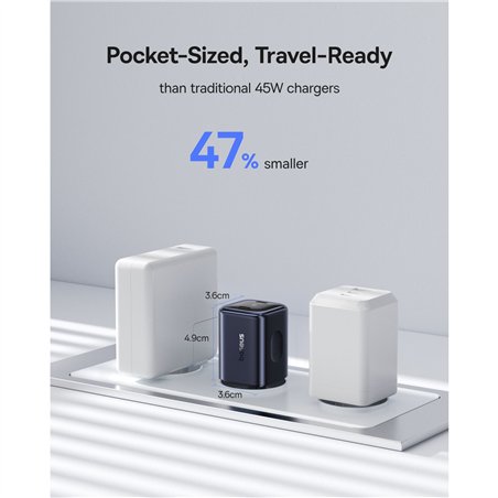 Baseus PicoGo AN13 Fast Charger 45W EU Cosmic Black