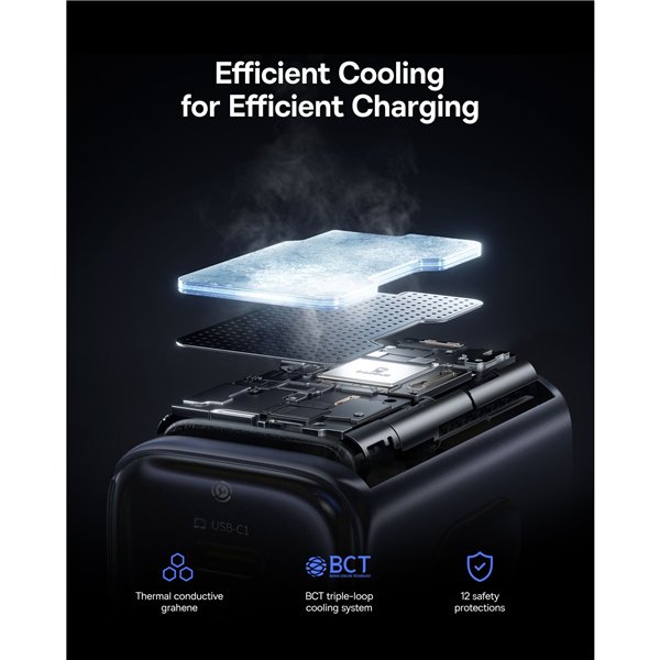 Baseus PicoGo AN13 Fast Charger 45W EU Cosmic Black