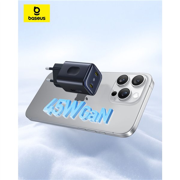 Baseus PicoGo AN13 Fast Charger 45W EU Cosmic Black