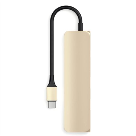 Satechi Type-C USB Passthrough HDMI Hub oro