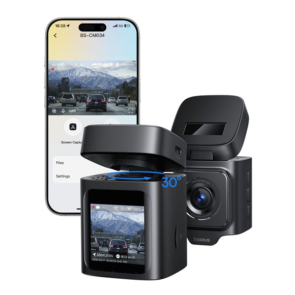 Baseus PrimeTrip VD1 Pro Dash Cam 4K Super Capacity Black