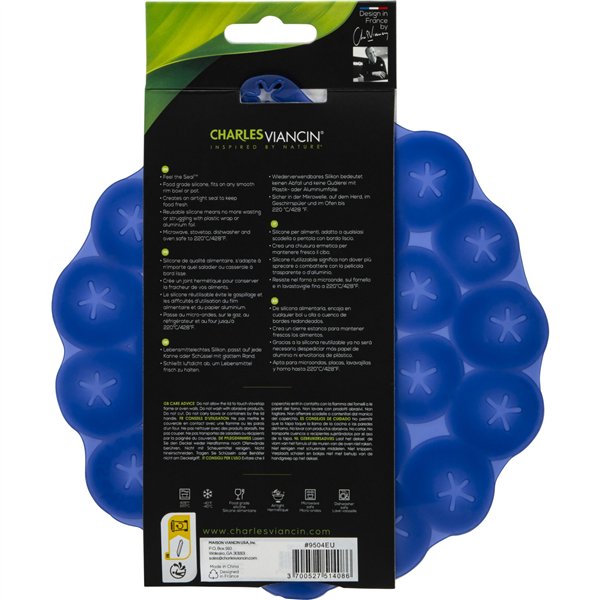 Charles Viancin BERRIES 15 cm coperchio in silicone, blu