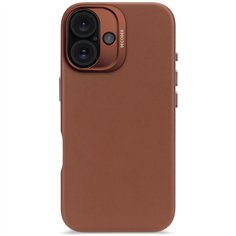 Decoded Leather Backcover iPhone 16 Tan