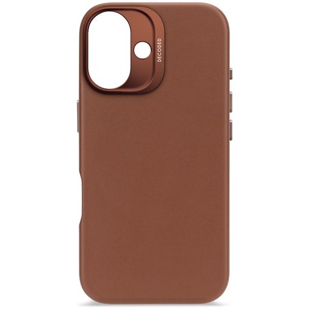 Decoded Leather Backcover iPhone 16 Tan