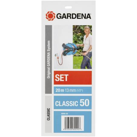 Gardena Classic 50 set avvolgitubo da parete