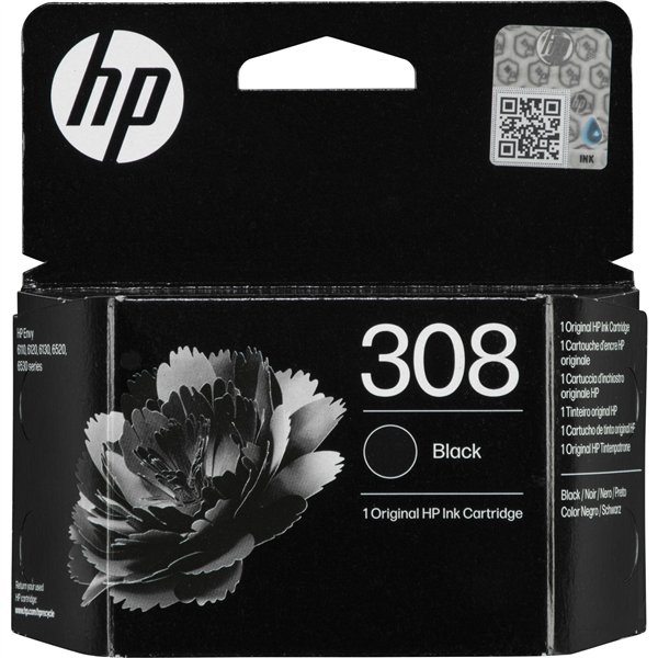 HP 7FP21UE cartuccia nero No. 308