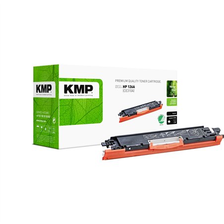 KMP Toner schwarz ersetzt HP CE 310 A No. 126 A