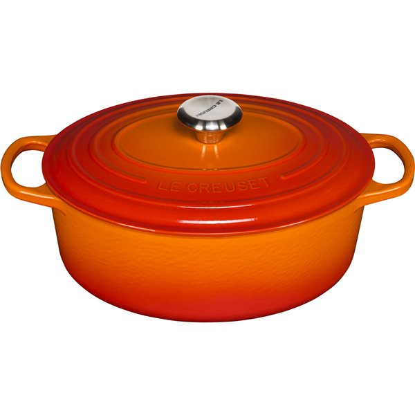 Le Creuset Signature casseruola ovale 29 cm arancio