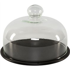Zassenhaus Käseglocke mit Glas- deckel 23 cm