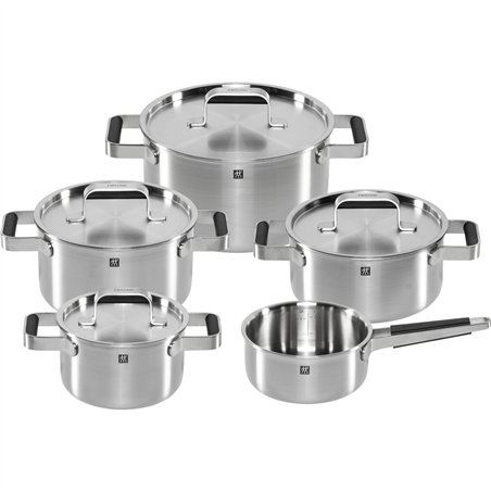 Zwilling Pure Cookware Set 5-pieces 18/10 Stainless Steel