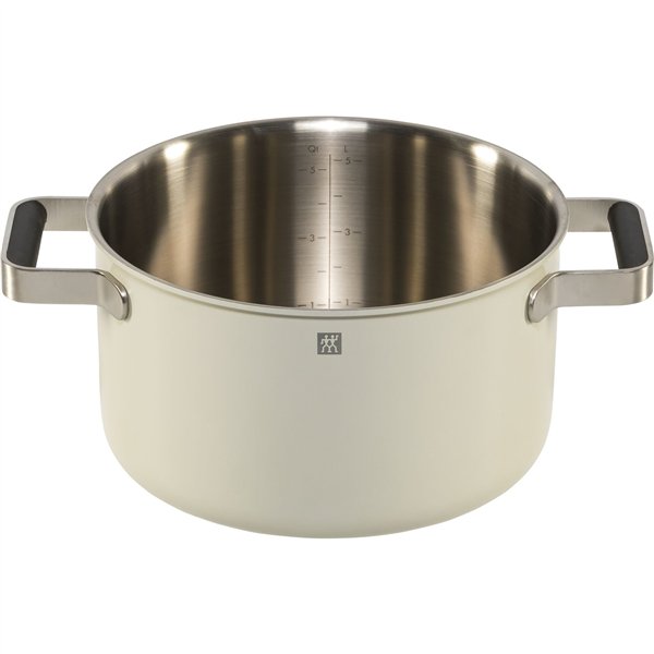 Zwilling Pure Cookware Set 5-pieces 18/10 elfenbeinfarben