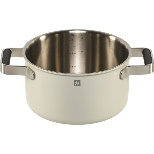 Zwilling Pure Cookware Set 5-pieces 18/10 elfenbeinfarben