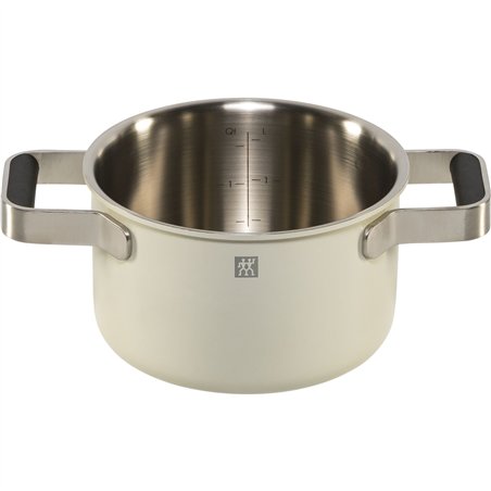 Zwilling Pure Cookware Set 5-pieces 18/10 elfenbeinfarben