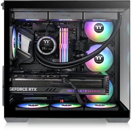 Thermaltake View 380 TG ARGB nero