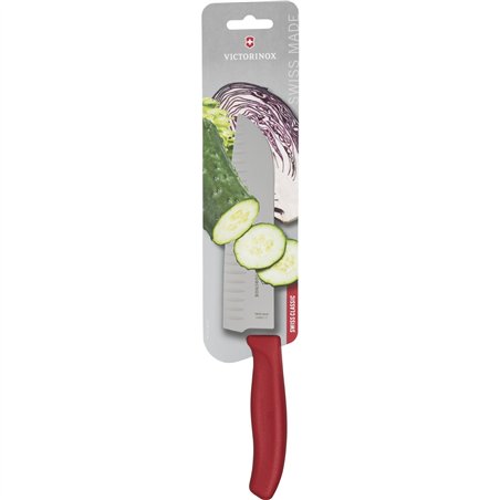 Victorinox Swiss Classic coltello santoku 17cm rosso
