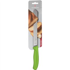 Victorinox coltello da pane 21cm verde lama seghettata