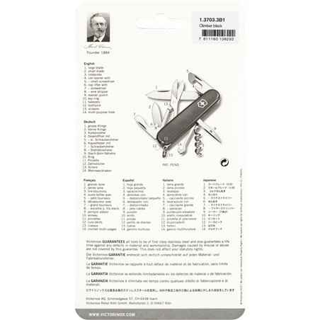 Victorinox Climber Schwarz Blister