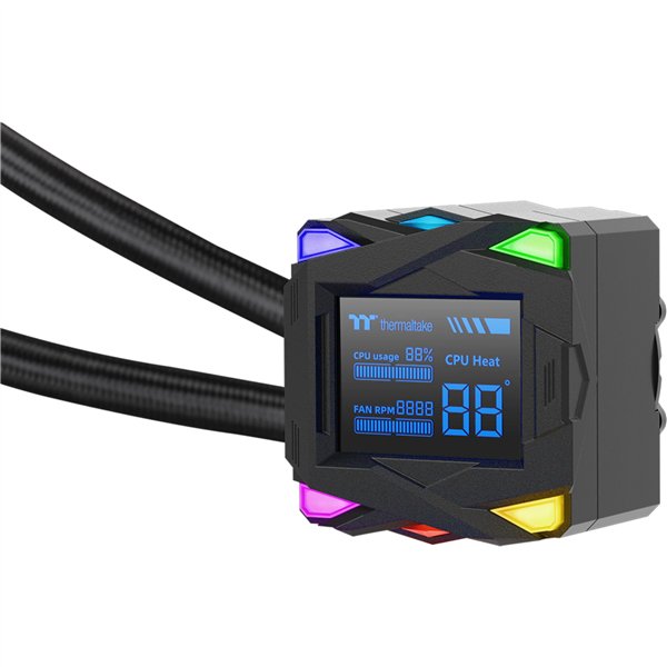 Thermaltake LA240-S ARGB Sync AIO raffreddam. a liquido nero