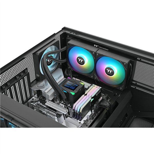 Thermaltake LA240-S ARGB Sync AIO raffreddam. a liquido nero