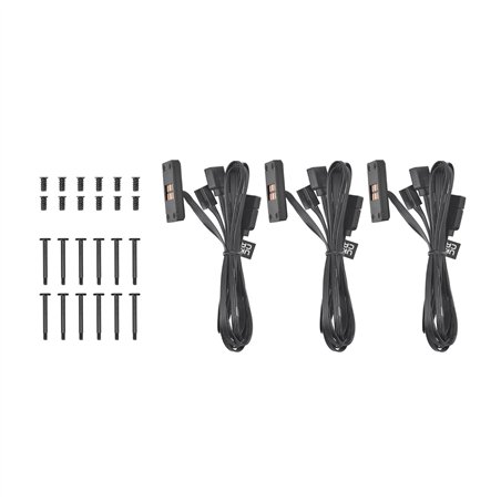 Thermaltake CT120 EX ARGB Sync PC Cooling Fan nero 3 Pack