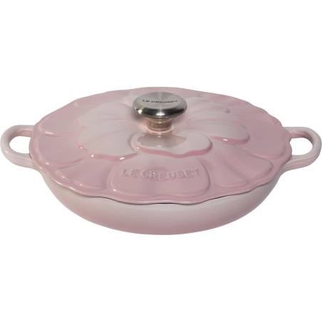 Le Creuset Gourmet-Profitopf Blume 26 cm shell pink