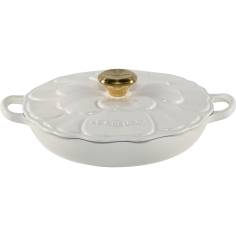 Le Creuset Gourmet-Profitopf Blume 26 cm white